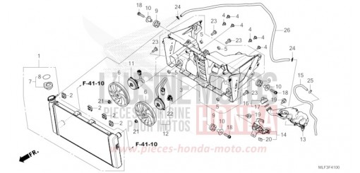 RADIATEUR/RESERVOIR DE RESERVE NT1100AR de 2024